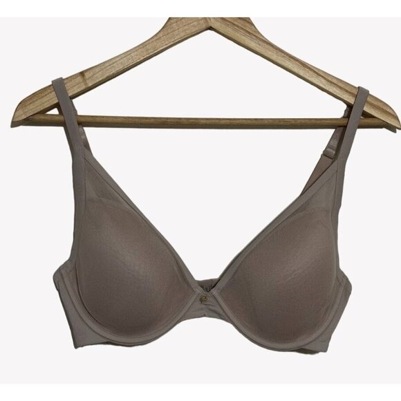 ThirdLove 24/7 Classic Uplift Plunge 34D Bra Adjustable Straps Pads Rose Dust - Picture 1 of 9